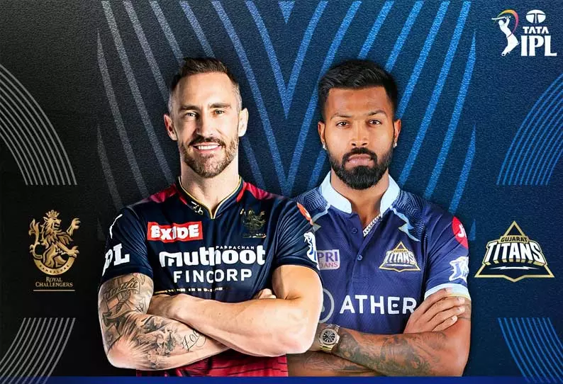 ஐ.பி.எல். கிரிக்கெட்: பெங்களூரு அணிக்கு எதிரான போட்டியில் டாஸ் வென்ற குஜராத் அணி பேட்டிங் தேர்வு ஐ.பி.எல். கிரிக்கெட்: பெங்களூரு அணிக்கு எதிரான போட்டியில் டாஸ் வென்ற குஜராத் அணி பேட்டிங் தேர்வு