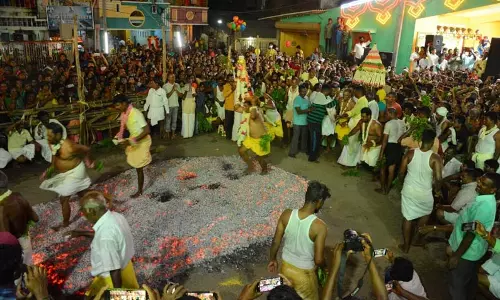 புதுச்சேரி : திரவுபதி அம்மன் கோவில் கொடை விழா