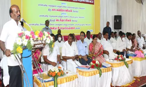 நவீன எந்திரம் மூலம் அயோடின் உப்பு தயாரிக்க  நடவடிக்கை எடுக்கப்படும் என அமைச்சர் மா.சுப்பிரமணியன் தெரிவித்தார்.