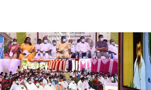 கலைஞரின் அனைத்து கிராம ஒருங்கிணைந்த வேளாண் வளர்ச்சி திட்ட தொடக்க விழா கலைஞரின் அனைத்து கிராம ஒருங்கிணைந்த வேளாண் வளர்ச்சி திட்ட தொடக்க விழா