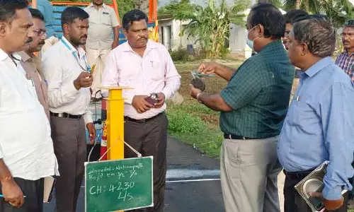ரூ.50 கோடியில் நடைபெறும் சாலை பணிகளை கண்காணிப்புகுழு ஆய்வு