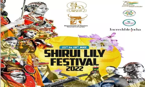 மணிப்பூா் தொடங்கியது லில்லி திருவிழா: கவர்னர் இல.கணேசன் தொடங்கி வைத்தாா்