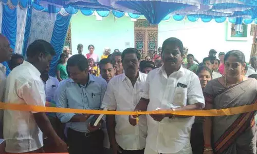 பகுதிநேர ரேஷன் கடை திறப்பு விழா பகுதிநேர ரேஷன் கடை திறப்பு விழா