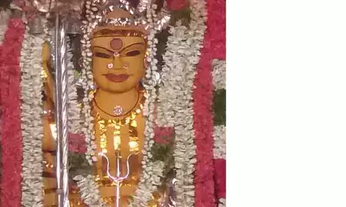 சந்தனகாப்பு அலங்காரத்தில் பிடாரியம்மன்