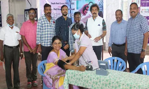 தூத்துக்குடி வஉசி கல்லூரியில் மருத்துவ முகாம் தூத்துக்குடி வஉசி கல்லூரியில் மருத்துவ முகாம்