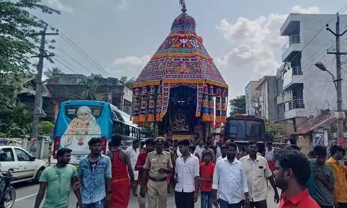 தில்லை காளியம்மன் கோவில் தேரோட்டம்