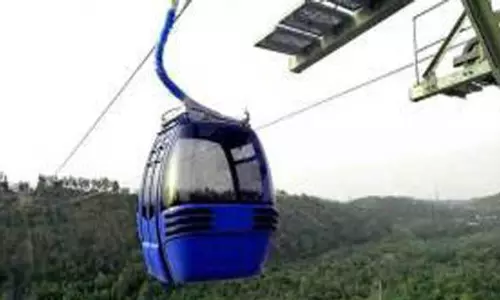 அனுவாவி சுப்பிரமணியசுவாமி கோவிலில் ரோப் கார்