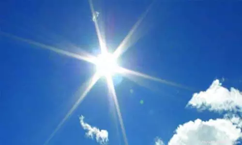 குற்றாலத்தில் கடும் வெயில்