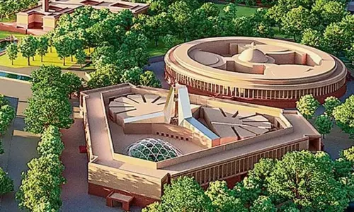 இந்திய அரசியல் சாசன தினத்தன்று புதிய நாடாளுமன்ற கட்டிடம் திறக்கப்பட உள்ளதாக தகவல்! இந்திய அரசியல் சாசன தினத்தன்று புதிய நாடாளுமன்ற கட்டிடம் திறக்கப்பட உள்ளதாக தகவல்!