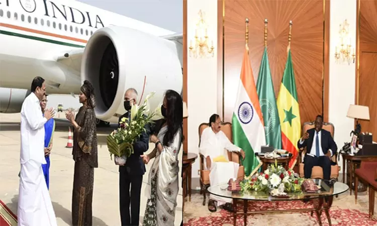 இந்திய துணை ஜனாதிபதி - செனகல் அதிபா் சந்திப்பு இந்திய துணை ஜனாதிபதி - செனகல் அதிபா் சந்திப்பு