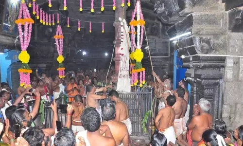 கன்னியாகுமரி பகவதி அம்மன் கோவிலில் வைகாசி பெருந்திருவிழா கொடியேற்றம்