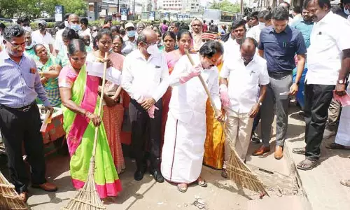 தூய்மை பணிகள் தொடக்கம்