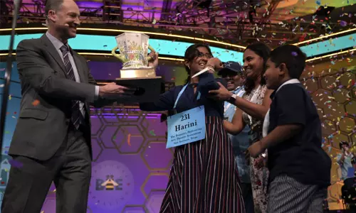 90 வினாடிகளில் 21 சொற்களை உச்சரித்து ஸ்பெல்லிங் பீ போட்டியில் இந்திய வம்சாவளி மாணவி சாதனை!