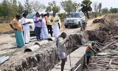 சவளக்காரன்-ராமாபுரம் இணைப்பு பாலம் கட்டும் பணி