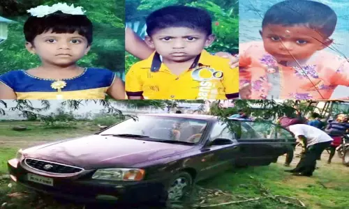 பணகுடி அருகே பரிதாபம்; காருக்குள் சிக்கி 3 குழந்தைகள் பலி பணகுடி அருகே பரிதாபம்; காருக்குள் சிக்கி 3 குழந்தைகள் பலி