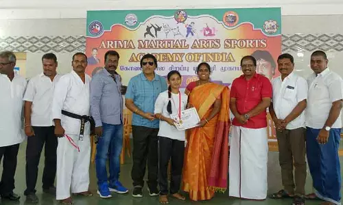 கோடைகால தற்காப்பு கலை பயிற்சி நிறைவு விழா கோடைகால தற்காப்பு கலை பயிற்சி நிறைவு விழா