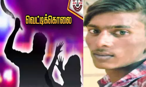 கும்மிடிப்பூண்டி அருகே ஆந்திர வாலிபர் வெட்டிக்கொலை கும்மிடிப்பூண்டி அருகே ஆந்திர வாலிபர் வெட்டிக்கொலை
