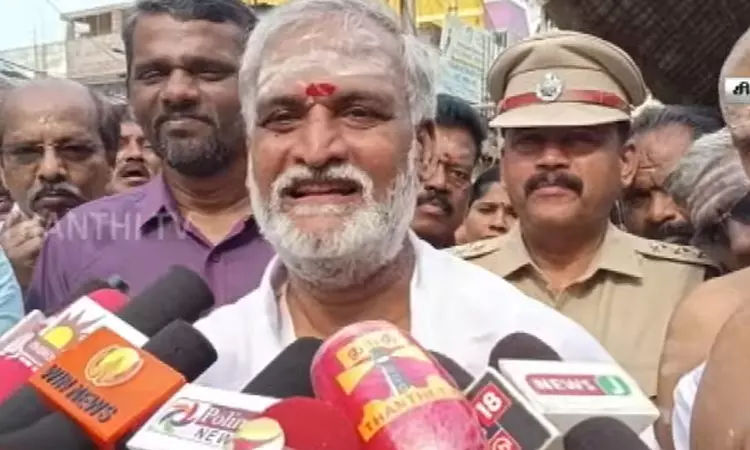 மதுரை ஆதீனம் அரசியல்வாதிகளை ஏற்கும் நிலை விரைவில் வரும் - அமைச்சர் சேகர்பாபு பேட்டி மதுரை ஆதீனம் அரசியல்வாதிகளை ஏற்கும் நிலை விரைவில் வரும் - அமைச்சர் சேகர்பாபு பேட்டி