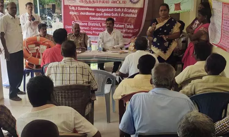 கருவேப்பிலங்குறிச்சியில் முதல்நிலை பேரிடர் மீட்பாளர்களுக்கு மேலாண்மை பயிற்சி