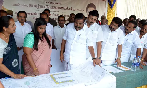 நாமக்கல் முதலைப்பட்டியில்  10 ஏக்கர் நிலத்தில் புதிய பஸ் நிலையம் அமைக்கப்படும்  அமைச்சர் கே.என்.நேரு தகவல்