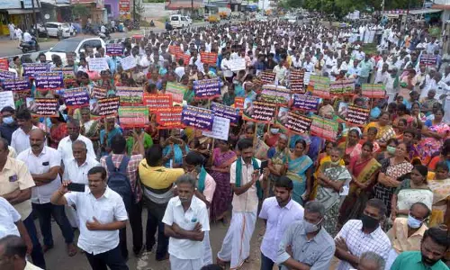 ஆழியாறு படுகை விவசாயிகள் ஆர்ப்பாட்டம்