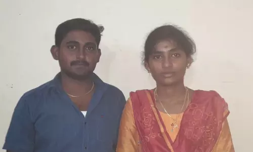 நல்லூர் காவல் நிலையத்தில் காதல் ஜோடி தஞ்சம்...!