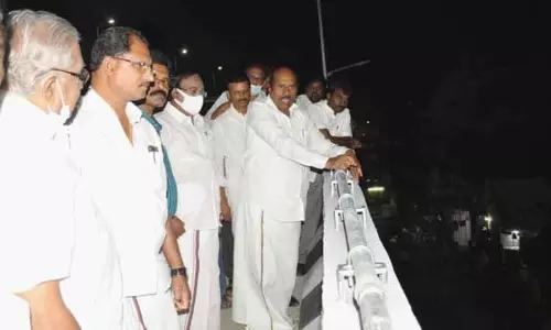 அமைச்சர் எ.வ.வேலு ஆய்வு அமைச்சர் எ.வ.வேலு ஆய்வு