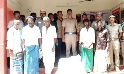 கஞ்சா பயிரிட்ட 5 பேர் கைது கஞ்சா பயிரிட்ட 5 பேர் கைது