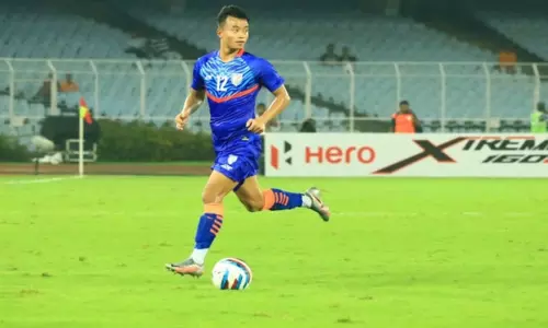 ஆசிய கோப்பை தகுதி சுற்று கால்பந்து போட்டி; கம்போடியாவை 2-0 என வீழ்த்தியது இந்தியா ஆசிய கோப்பை தகுதி சுற்று கால்பந்து போட்டி; கம்போடியாவை 2-0 என வீழ்த்தியது இந்தியா