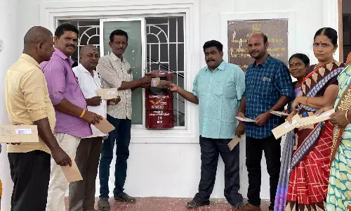 கடிதம் அனுப்பும் போராட்டம் கடிதம் அனுப்பும் போராட்டம்