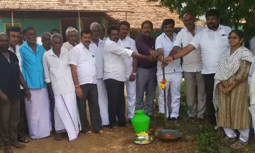 மருதனப்பள்ளி ஊராட்சியில்  ரூ.1.10 கோடியில் வளர்ச்சி பணிகளுக்கு பூமி பூஜை