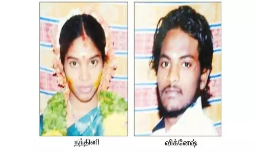 துப்பட்டாவால் கழுத்தை நெரித்து காதல் மனைவி கொலை துப்பட்டாவால் கழுத்தை நெரித்து காதல் மனைவி கொலை