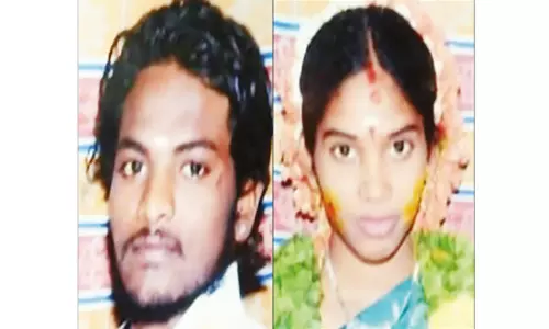 துப்பட்டாவால் கழுத்தை நெரித்து காதல் மனைவி கொலை -வாலிபர் வெறிச்செயல்