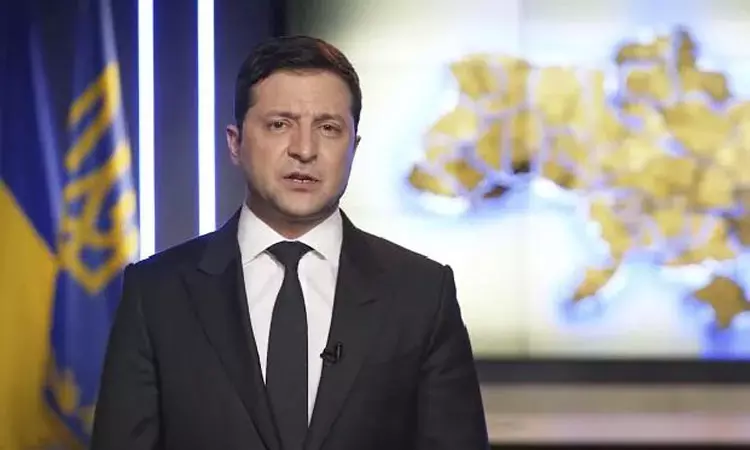 சர்வதேச நிறுவனங்கள் ரஷியாவை விட்டு வெளியேறி உக்ரைனுக்கு வாருங்கள்: அதிபர் ஜெலன்ஸ்கி சர்வதேச நிறுவனங்கள் ரஷியாவை விட்டு வெளியேறி உக்ரைனுக்கு வாருங்கள்: அதிபர் ஜெலன்ஸ்கி