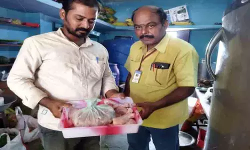 கெட்டுப்போன இறைச்சி பறிமுதல்