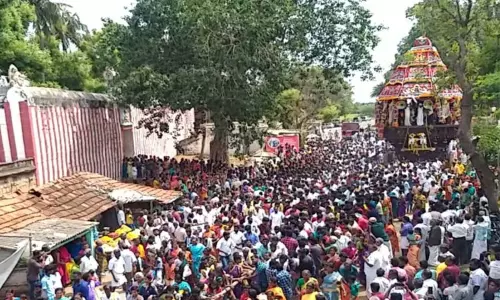 மதுரை: திருவாதவூர் திருமறைநாதர் கோவில் தேரோட்டம்