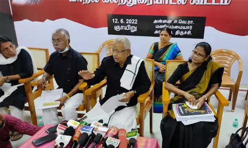 உச்சநீதிமன்ற தீர்ப்பை செயல்படுத்தினால் எந்த ஆதினமும் இருக்காது - கி.வீரமணி பரபரப்பு பேட்டி