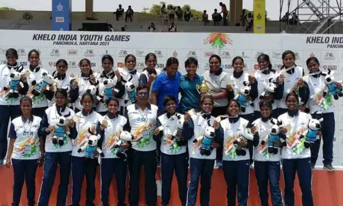 கேலோ இந்தியா தொடர் : தமிழ்நாடு மகளிர் கால்பந்து அணி சாம்பியன்