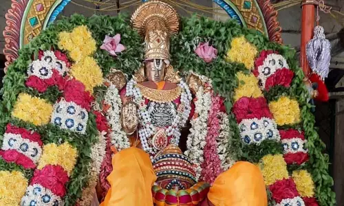 அரங்கநாதர் கருட வாகனத்தில் வீதிஉலா