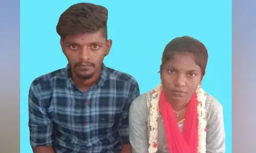 வடமதுரை காவல் நிலையத்தில் காதல் ஜோடி தஞ்சம்