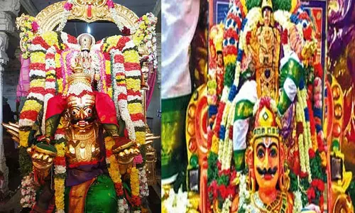 விஜயராகவ பெருமாள் கோவிலில் கருட சேவை