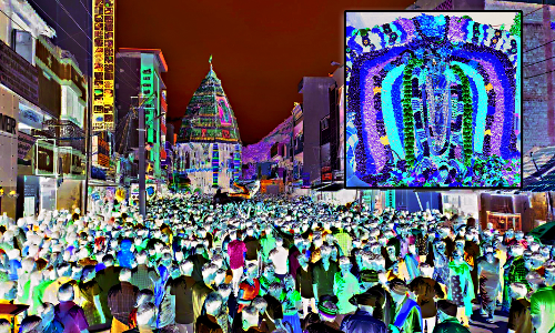 திருச்செங்கோடு   அர்த்தநாரீஸ்வரர் கோவில் தேரோட்டம்  அமைச்சர் சேகர்பாபு வடம்பிடித்து இழுத்து தொடங்கி வைத்தார்