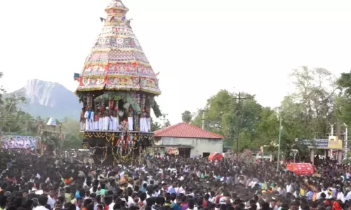 சிவகங்கை: சிங்கம்புணரி சேவுகப்பெருமாள் அய்யனார் கோவில் தேரோட்டம்