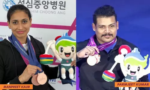 பாரா பவர்லிஃப்டிங் சாம்பியன்ஷிப் போட்டிகள் : முதல் நாளில் இந்தியாவுக்கு 2 வெண்கலம்