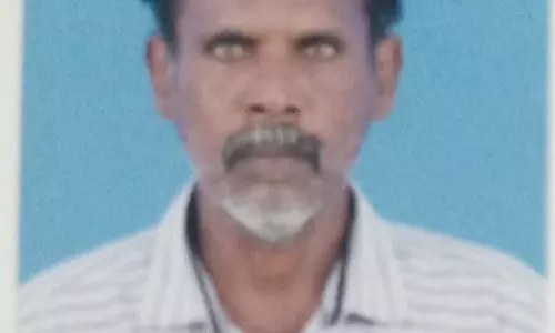 திருவேங்கடம் அருகே  மின்னல் தாக்கி விவசாயி பலி  மனைவி கண்முன்னே பரிதாபம்