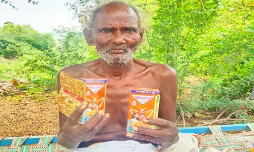 புதுக்கோட்டை: 45 ஆண்டுகளாக உணவில்லாமல் வாழ்ந்து வரும் மனிதர்