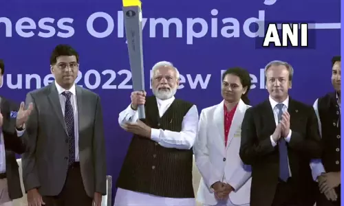 செஸ் ஒலிம்பியாட் ஜோதி ஓட்டம்.. பிரதமர் மோடி தொடங்கி வைத்தார்