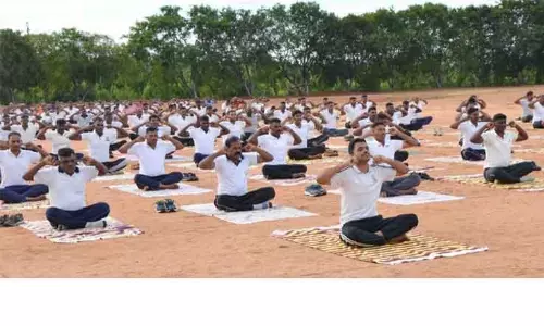 தேனி மாவட்டத்தில் சர்வதேச யோகா தின விழா