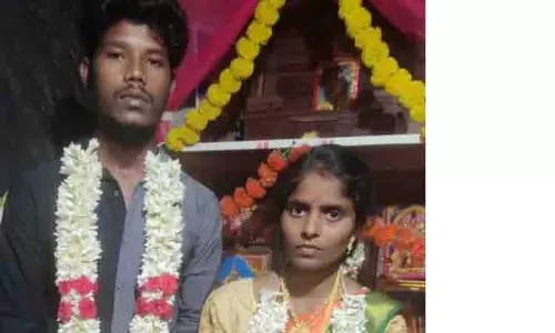 காதல் ஜோடி போலீஸ் நிலையத்தில் தஞ்சம்