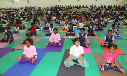 சர்வதேச யோகா தினம் கொண்டாட்டம்